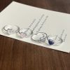 S925 Silver Minimalist Natural Crystal Ore Mini Heart Ring