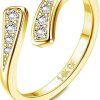 Copper Plating 14K Thick Gold Fashion Ring