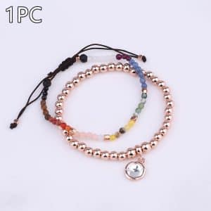 Twelve Constellation Mixed Stone Bracelet