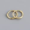 High-quality Circle-shaped S925 Sterling Silver Ear Buckle
