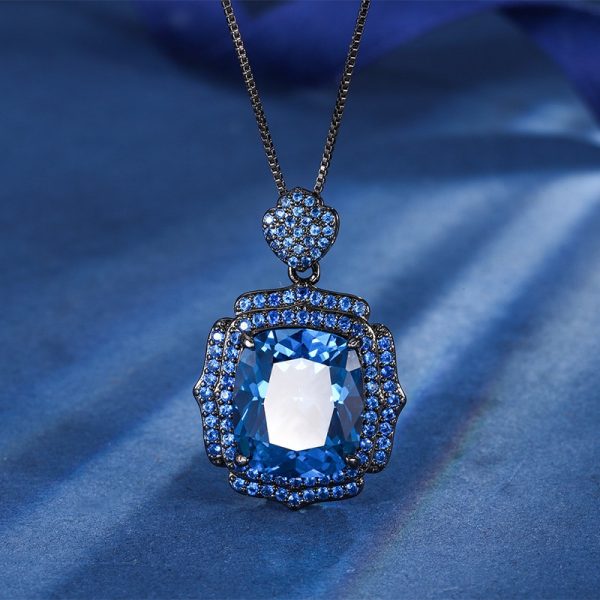 Women's All-match Copper-plated Gold Necklace Ring Earrings