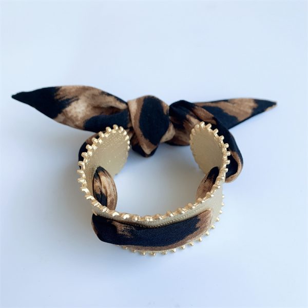 French Retro Color Scarf Bracelet