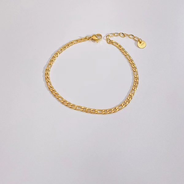 Stainless Steel 5-piece Set Simple Bracelet Does Not Fade