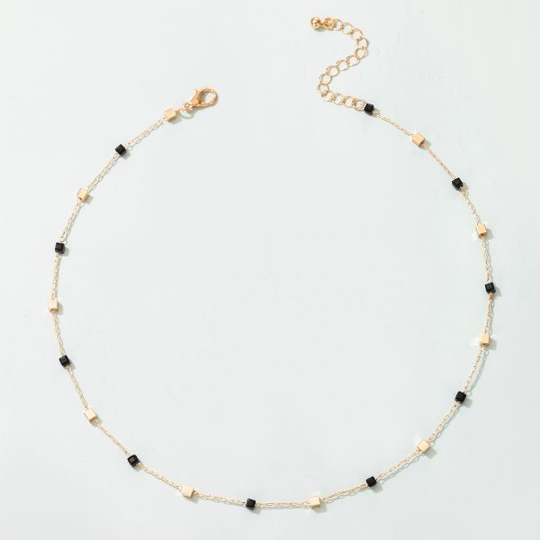 823d3044-7996-4e48-8411-f3ec9fb213ae.jpg New Simple Three-dimensional Square Necklace Bracelet For Women