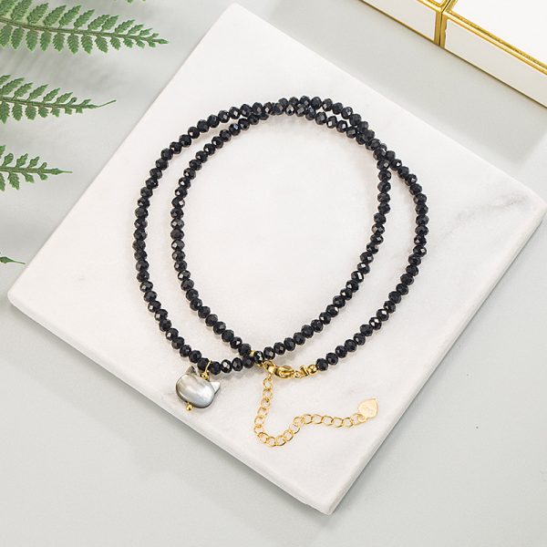 Delicate Cat Shell Pendant Necklace For Women