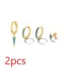 Stacked Earrings Set With Combo Set Ear Clips