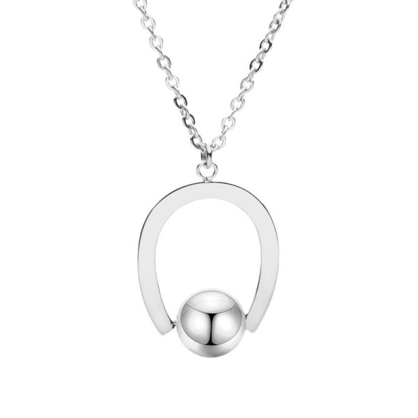 Stainless Steel Bead Chain All The Way To Have You Accessoryjewelry Valentine's Day Necklace