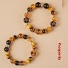 Lucky Jinba Big Comprehensive Natural Yellow Tower Crystal Tiger-eye Bracelet