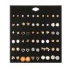 Fashion Flower All-Match 30-Piece Set Earrings