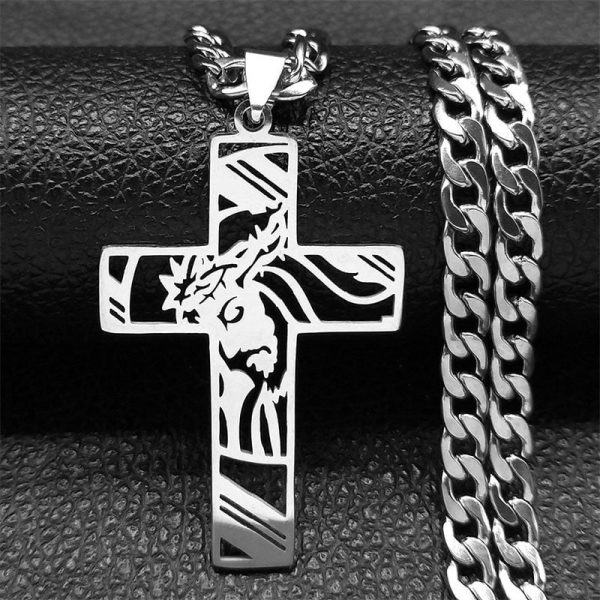 Stainless Steel Gold-plated Pendant Necklace Beads