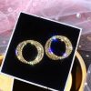 Fashion Simple Ladies Circle Earrings