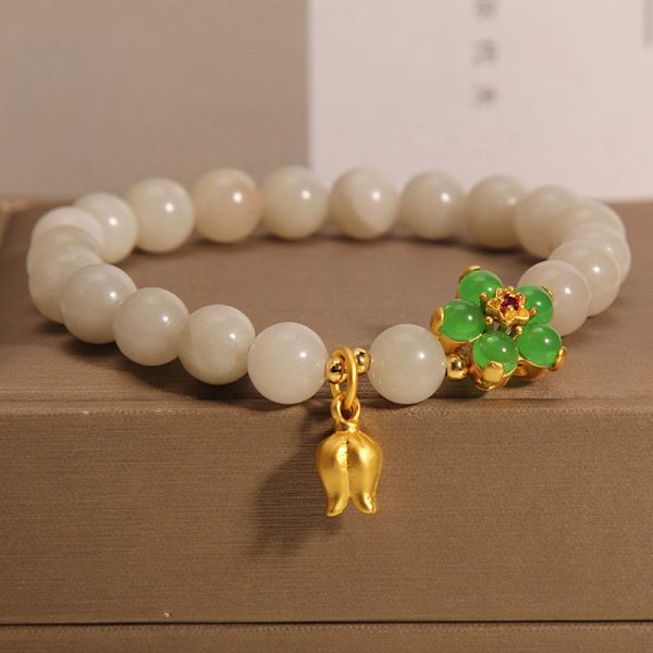 Niche Design Sweet Flowers Bracelet Light Luxury