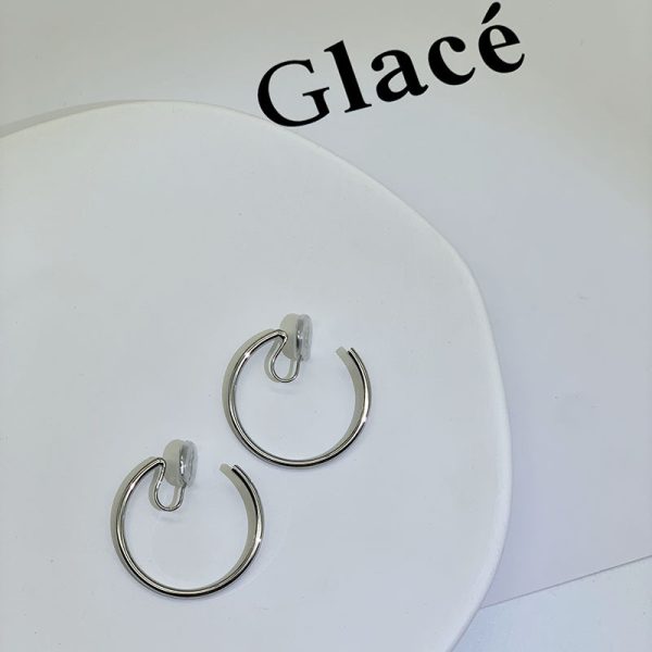 Women's Temperament Circle Mosquito Coil Ear Clip To Show Thinness