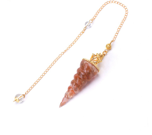 Rainbow Color Crystal Pendant Gravel Beads Pendant Reiki Resin Pendant