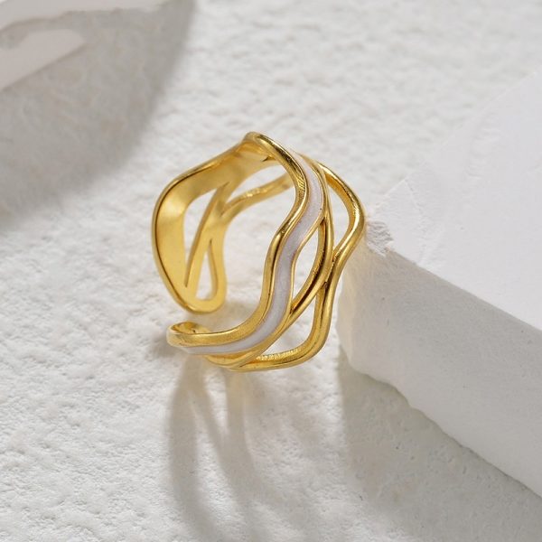 Women's Fashionable All-match Titanium Steel Ring