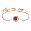 Crystal Women's Bracelet Zircon Micro-inlaid White Gold Plated Jewelry