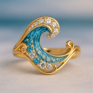 Affordable Luxury Fashion Personality New Spray HAILANG Series Creative Ring