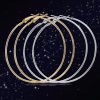 Big Circle Metal Exaggerated Circle Earrings Circle Geometry Earrings