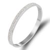 European And American Fashion Stainless Steel Full Brick Buckle Bracelet