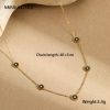 Light Luxury Fritillary Stainless Steel Bracelet 18K Gold Plating Exquisite Design Sense Ornament