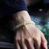 Hetian Jade Bracelet With Vintage Beads