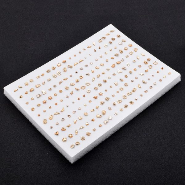 85262235761.jpg Plastic ear studs simple small geometric set
