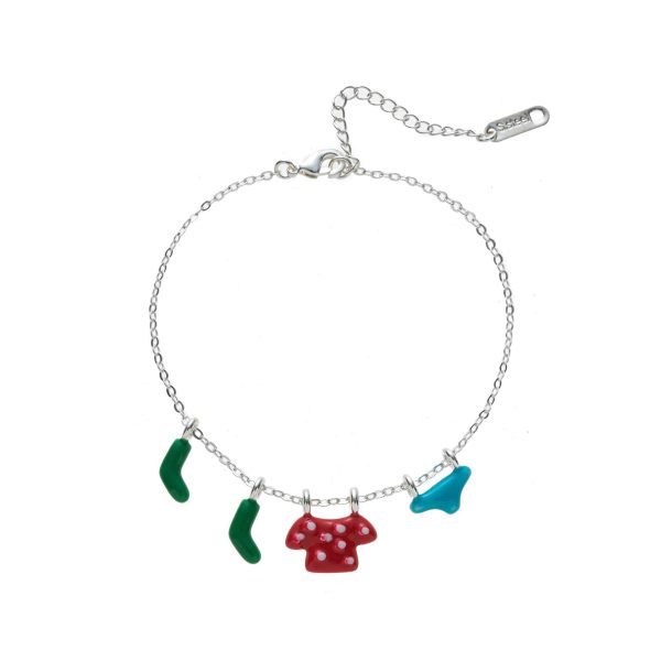 Drop Oil Color Clothes Socks Fashion Necklace Bracelet