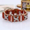 Leather Bracelet Bracelet Letter Connection