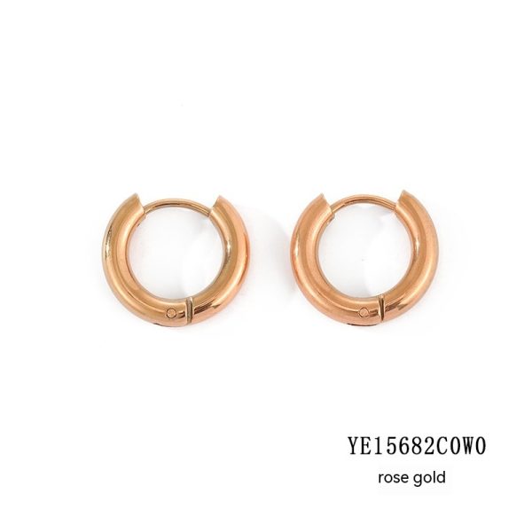 Classic Round Hoops Earrings