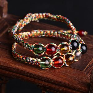 Fashion Personality Colorful Braided Rope Woven Bracelet