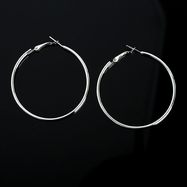 Temperament Big Circle Earrings Hot Sale New Simple Geometric
