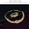 Popular Fashion Jewelry Necklace Earrings Four-piece Set