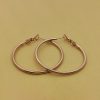 European And American Fashion Stainless Steel Earrings Big Circle Shrimp Male Buckle Earrings Female Jewelry