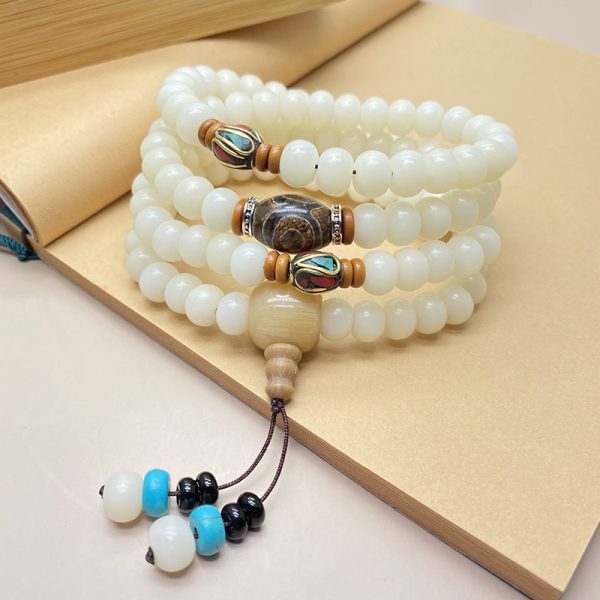Fashion Personality White Jade Bodhi Bracelet