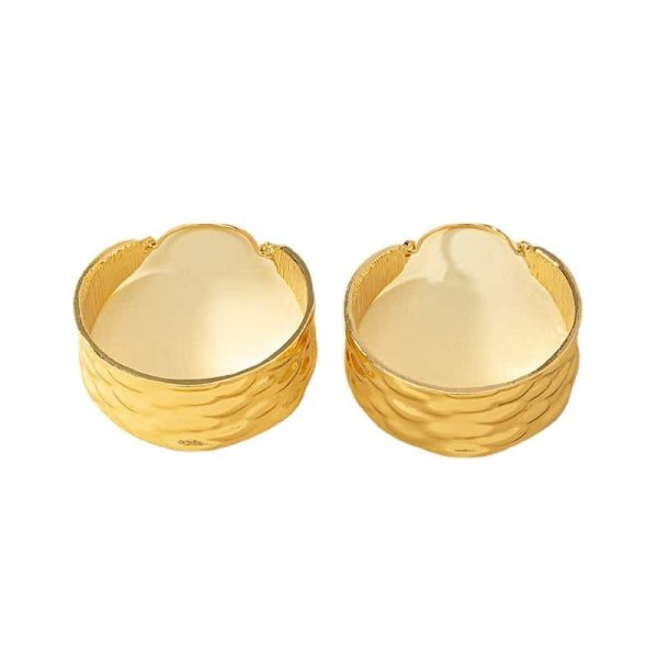 French Elegant Circle Earrings Women