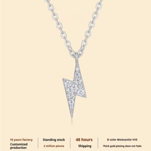 Personality Style Lightning Necklace High Sense