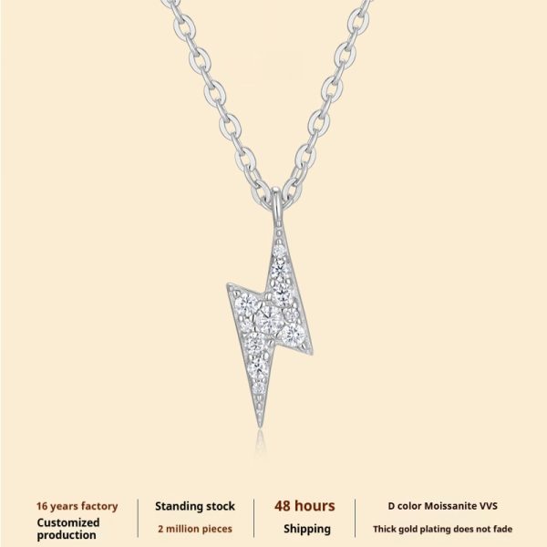 Personality Style Lightning Necklace High Sense