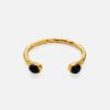 18K Real Gold Plated Titanium Steel INS Fashion Exquisite Zircon Opening Bracelet