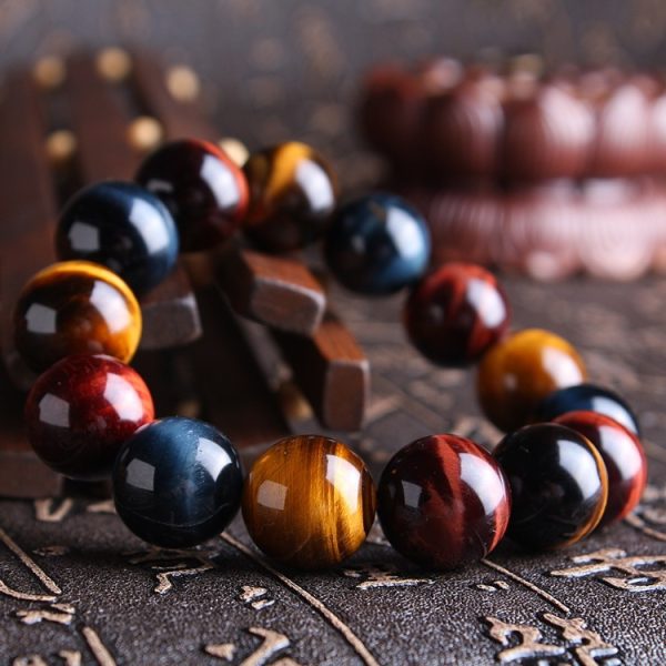 Hot Selling Fashion Jewelry Factory Wholesale Tiger Stone Round Beads
