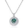 Golden Yellow Necklace Women's Sterling Silver
