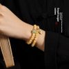 Women's Temperament Wild Six-word Mantra Barrel Beads Small Square Sugar Bead Bracelet