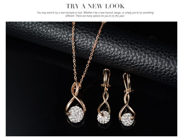 Jewelry Set Custom Shambhala Earring Necklace Set