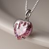 Strawberry Love Necklace Female S925 Sterling Silver