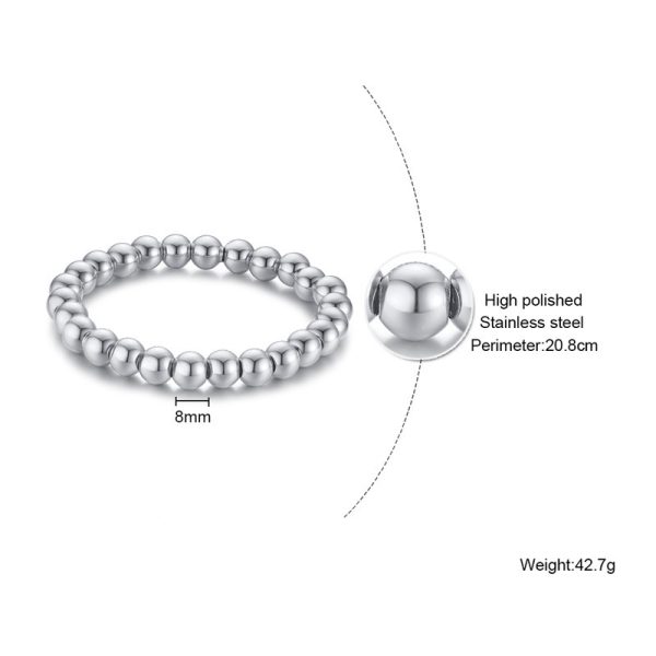 Fashion Titanium Steel Bracelet Men's And Women's Vintage Jewelry
