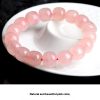 Natural Crystal Barrel Shaped Bead Bracelet