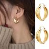 Geometric Circle Female Special Interest Earrings Ornament