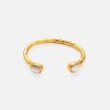 18K Real Gold Plated Titanium Steel INS Fashion Exquisite Zircon Opening Bracelet