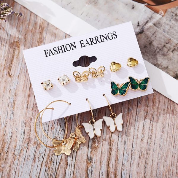 Women's Creative Simple Geometric Earrings Set