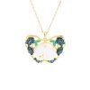 Personality Lucky Elephant Safety Lock Necklace