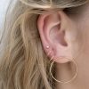 Personalized New Circle Women's Earring Set